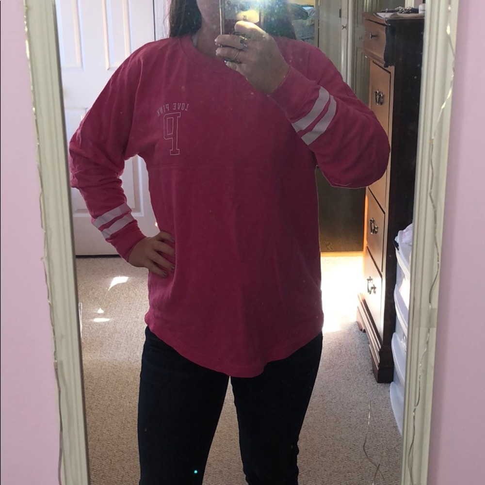Pink by VS pink long sleeve sweater